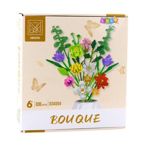 LEAN Toys Klocki Konstrukcyjne Dekoracyjny Bukiet Kwiaty Kolorowe 836 el. LEAN Toys Klocki Konstrukcyjne Dekoracyjny Bukiet Kwiaty Kolorowe 836 el.