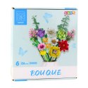 LEAN Toys Klocki Konstrukcyjne Dekoracyjny Bukiet Kwiaty Kolorowe 854 el.