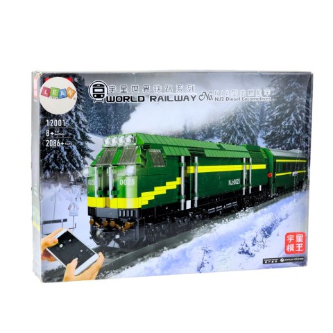 LEAN Toys Klocki Konstrukcyjne Kolejka Elektryczna Pociąg RC Zdalnie Sterowany 2086 el. LEAN Toys Klocki Konstrukcyjne Kolejka Elektryczna Pociąg RC Zdalnie Sterowany 2086 el.