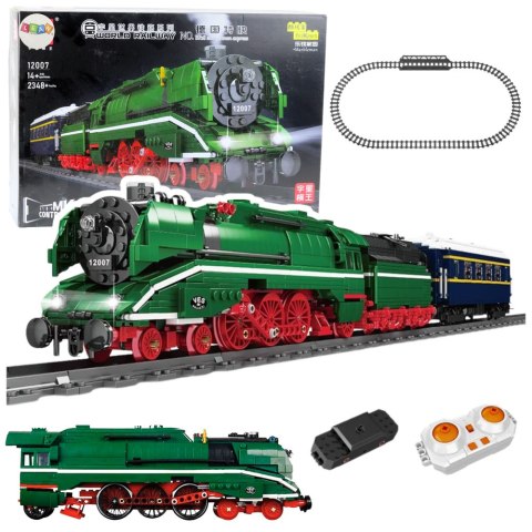 LEAN Toys Klocki Konstrukcyjne Lokomotywa Parowa Zdalnie Sterowana RC 2348 el. LEAN Toys Klocki Konstrukcyjne Lokomotywa Parowa Zdalnie Sterowana RC 2348 el.