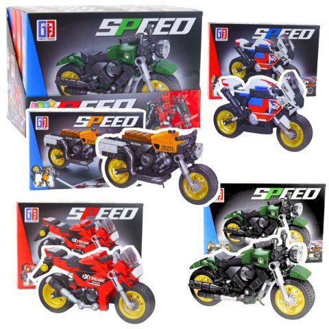 LEAN Toys Klocki Konstrukcyjne Motor Motocykl Robot 2w1 217-222 el. Mix LEAN Toys Klocki Konstrukcyjne Motor Motocykl Robot 2w1 217-222 el. Mix