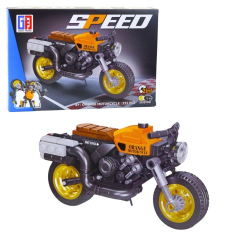 LEAN Toys Klocki Konstrukcyjne Motor Motocykl Robot 2w1 217-222 el. Mix LEAN Toys Klocki Konstrukcyjne Motor Motocykl Robot 2w1 217-222 el. Mix