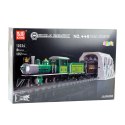 LEAN Toys Klocki Konstrukcyjne Pociąg Parowy Zdalnie Sterowany RC Zielony 1212 el.