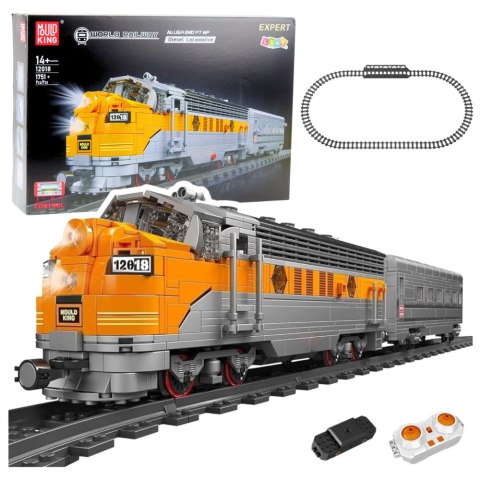 LEAN Toys Klocki Konstrukcyjne Pociąg Szaro-Żółty Zdalnie Sterowany RC 1751 el. LEAN Toys Klocki Konstrukcyjne Pociąg Szaro-Żółty Zdalnie Sterowany RC 1751 el.