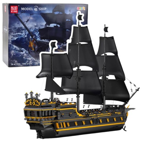 LEAN Toys Klocki Konstrukcyjne Statek Piracki Czarna Perła 5266 el. LEAN Toys Klocki Konstrukcyjne Statek Piracki Czarna Perła 5266 el.