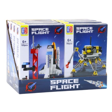 LEAN Toys Klocki Konstrukcyjne Statki Kosmiczne Kosmos 87-120 el. Mix LEAN Toys Klocki Konstrukcyjne Statki Kosmiczne Kosmos 87-120 el. Mix