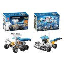 LEAN Toys Klocki Konstrukcyjne Zestaw Kosmiczny Rakiety Anteny Roboty 2w1 44-54 el.