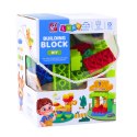 LEAN Toys Zestaw Klocki Konstrukcyjne Przestrzenne Kolorowe 100 el.