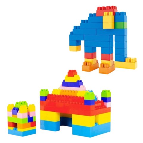LEAN Toys Zestaw Klocki Konstrukcyjne Przestrzenne Kolorowe 180 el. LEAN Toys Zestaw Klocki Konstrukcyjne Przestrzenne Kolorowe 180 el.