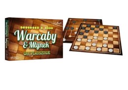 Trefl Gry GRA - Warcaby-Młynek de Luxe 01681