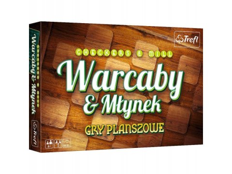 Trefl Gry GRA - Warcaby-Młynek de Luxe 01681 Trefl Gry GRA - Warcaby-Młynek de Luxe 01681