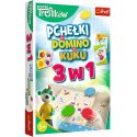 Trefl Gry Gra 3w1 Domino Pchełki Kuku Rodzina Treflików 01921