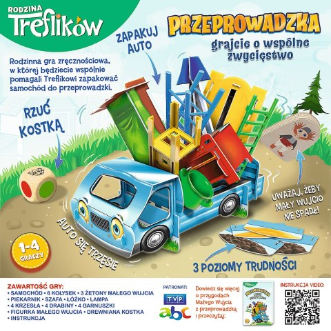 Trefl Gry Gra Przeprowadzka z Rodziną Treflików 02071 Trefl Gry Gra Przeprowadzka z Rodziną Treflików 02071