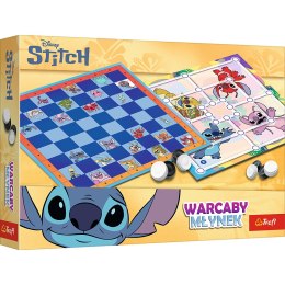 Trefl Gry Gra Warcaby i Młynek Lilo and Stitch Trefl 02799