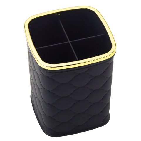 LEAN Organizer Pojemnik Na Pędzle Cztery Przegrody Czarny 12 x 9,5cm LEAN Organizer Pojemnik Na Pędzle Cztery Przegrody Czarny 12 x 9,5cm