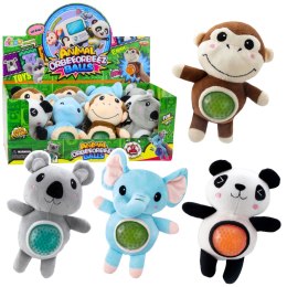 LEAN Toys Pluszak Maskotka Do Ściskania Brzuszek Z Kulkami Wodnymi 17cm Mix