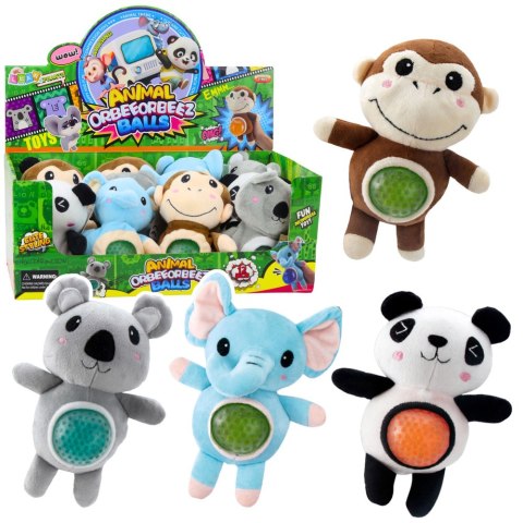 LEAN Toys Pluszak Maskotka Do Ściskania Brzuszek Z Kulkami Wodnymi 17cm Mix LEAN Toys Pluszak Maskotka Do Ściskania Brzuszek Z Kulkami Wodnymi 17cm Mix