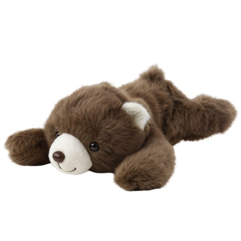 LEAN Toys Pluszowa Maskotka Przytulanka Leżący Niedźwiedź Brązowy 30cm LEAN Toys Pluszowa Maskotka Przytulanka Leżący Niedźwiedź Brązowy 30cm