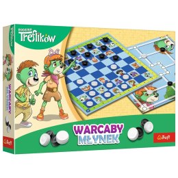Trefl Gry GRA - Warcaby i Młynek Rodzina Treflików Trefl 02658