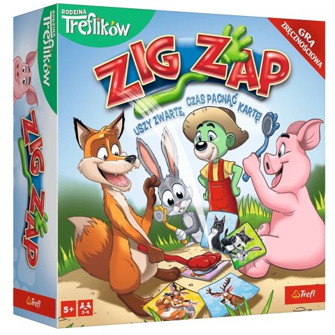 Trefl Gry GRA - ZIG ZAP Rodzina Treflików Trefl 02821