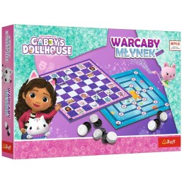 Trefl Gry Gra Warcaby I Młynek Gabby's Dollhouse Trefl 02800