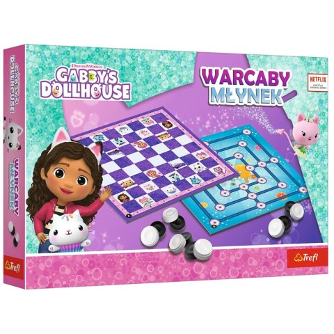 Trefl Gry Gra Warcaby I Młynek Gabby's Dollhouse Trefl 02800 Trefl Gry Gra Warcaby I Młynek Gabby's Dollhouse Trefl 02800