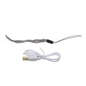 LEAN Latarka LED Regulacja Zoom 3 Tryby Świecenia Ładowanie USB Czarna