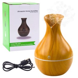 LEAN Nawilżacz Powietrza Dyfuzor Aromaterapia Imitacja Drewna 130ml