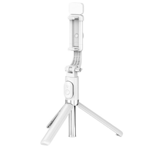 LEAN Selfie Stick Statyw Na Telefon Pilot Na Bluetooth Uchwyt ZS8 Biały LEAN Selfie Stick Statyw Na Telefon Pilot Na Bluetooth Uchwyt ZS8 Biały