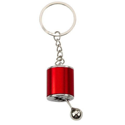 LEAN TOYS Brelok Metalowy Do Kluczy Skrzynia Biegów Ruchoma Czerwony LEAN TOYS Brelok Metalowy Do Kluczy Skrzynia Biegów Ruchoma Czerwony