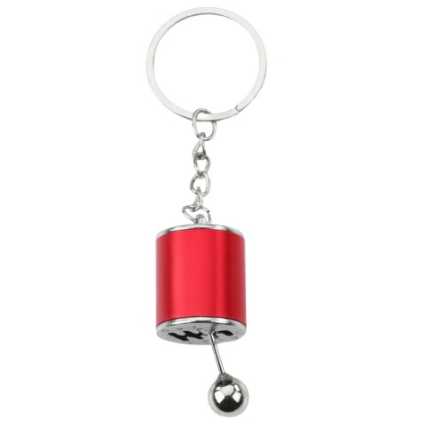 LEAN TOYS Brelok Metalowy Do Kluczy Skrzynia Biegów Ruchoma Czerwony LEAN TOYS Brelok Metalowy Do Kluczy Skrzynia Biegów Ruchoma Czerwony