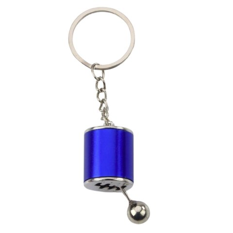 LEAN TOYS Brelok Metalowy Do Kluczy Skrzynia Biegów Ruchoma Niebieski LEAN TOYS Brelok Metalowy Do Kluczy Skrzynia Biegów Ruchoma Niebieski