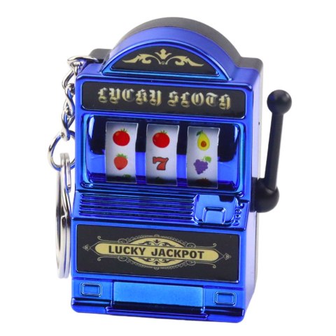 LEAN TOYS Brelok Mini Maszyna Kasynowa Slot Automat Ruchomy Drążek Mix Kolor LEAN TOYS Brelok Mini Maszyna Kasynowa Slot Automat Ruchomy Drążek Mix Kolor