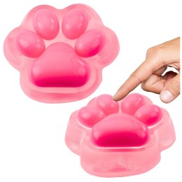 LEAN TOYS Gniotek Kocia Łapka Antystresowa Sensoryczna Squishy Różowa