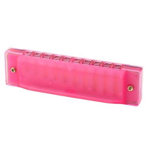 LEAN TOYS Harmonijka Ustna 10-Otworowa Dla Dzieci Początkujących Etui Różowa LEAN TOYS Harmonijka Ustna 10-Otworowa Dla Dzieci Początkujących Etui Różowa