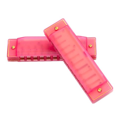 LEAN TOYS Harmonijka Ustna 10-Otworowa Dla Dzieci Początkujących Etui Różowa LEAN TOYS Harmonijka Ustna 10-Otworowa Dla Dzieci Początkujących Etui Różowa