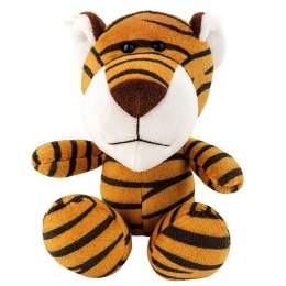 LEAN TOYS Pluszowa Maskotka Przytulanka Tygrys Z Przyssawką Brązowy 23 x 12 cm