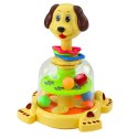 LEAN Toys Bąk Karuzelka Interaktywna Dla Malucha Piesek Kolorowe Piłeczki