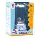 LEAN Toys Blender Kuchenny Dla Dzieci Światła Obrotowy Mechanizm Niebieski