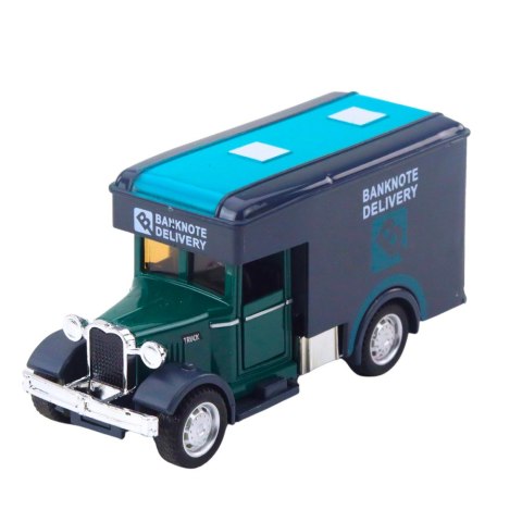 LEAN Toys Ciężarówka Klasyczna Metalowa Napęd Pull Back Światła Dźwięki LEAN Toys Ciężarówka Klasyczna Metalowa Napęd Pull Back Światła Dźwięki