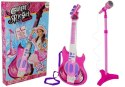 LEAN Toys Gitara Z Mikrofonem Gwiazda Rocka Dźwięk