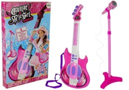 LEAN Toys Gitara Z Mikrofonem Gwiazda Rocka Dźwięk
