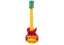 LEAN Toys Gitara Zabawkowa Dla Dzieci Regulacja Strun Renifer Czerwona