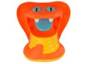 LEAN Toys Gra Zręcznościowa Kąsający Wąż Karty Pomarańczowa