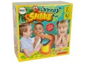 LEAN Toys Gra Zręcznościowa Kąsający Wąż Karty Pomarańczowa