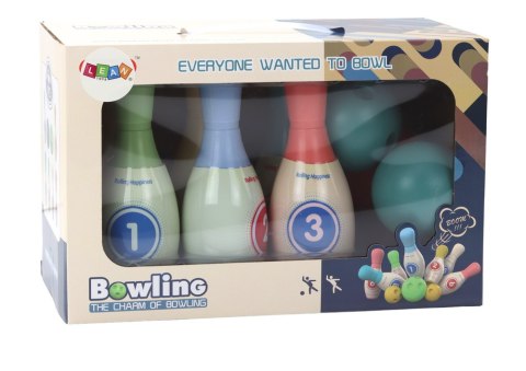 LEAN Toys Gra Zręcznościowa Zestaw Kręgli 6szt Kolorowe LEAN Toys Gra Zręcznościowa Zestaw Kręgli 6szt Kolorowe