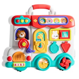 LEAN Toys Interaktywny Samochód Edukacyjny Plansza Światła Dźwięki Kolorowy