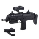 LEAN Toys Karabin Zabawkowy Broń Światła Dźwięki Celownik Czarny 41cm