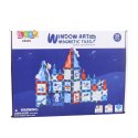 LEAN Toys Klocki Konstrukcyjne Magnetyczne Okienka Kosmiczne 58 el.