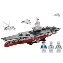 LEAN Toys Klocki Konstrukcyjne WARSHIP 003 Duży Lotniskowiec 1:420 2151 el.